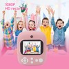Instant Camera 2.4in HD Kids Digital Instant Camera Dual Lens