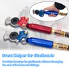 YiaChuii Gladhands with Handles, 1 Set Aluminum Emergency Glad Hand