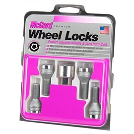 27205SU Wheel Lock Bolts SU M14 x 1,5, cone seat, shaft length 31,0 mm, Overall length 53,6 mm, Hex size 17mm, Key diameter 25,8 mm