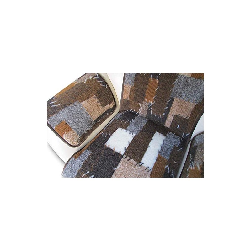 Alpenwolle Armchair and Armrest Protector Patchwork 3 Pieces