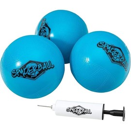 Franklin Sports Spyderball Game Set - Includes 3 Balls, Carrying Case and Rules - Played Outdoors, Indoors, Yard, Lawn, Beach - Durable Tight Net - Style: Spyderball Replacement Balls, Color: default