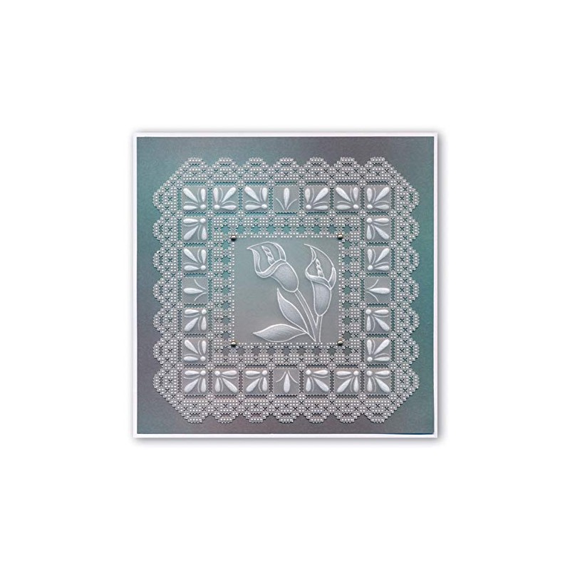 Queen Mary Lace Duet A5 Square Groovi Piercing Grid