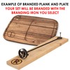 BBQ Fans Circle B Branding Iron for Steak, Buns, Wood