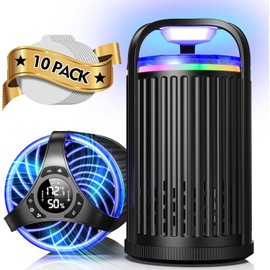 Indoor 3-in-1 Fly Trap with UV Light and Fan Suction