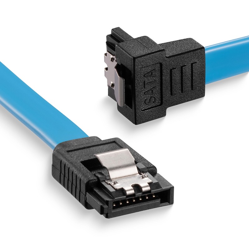 Sonero® SATA III 6Gb/s Datenkabel, 0,50m, gewinkelt, blau