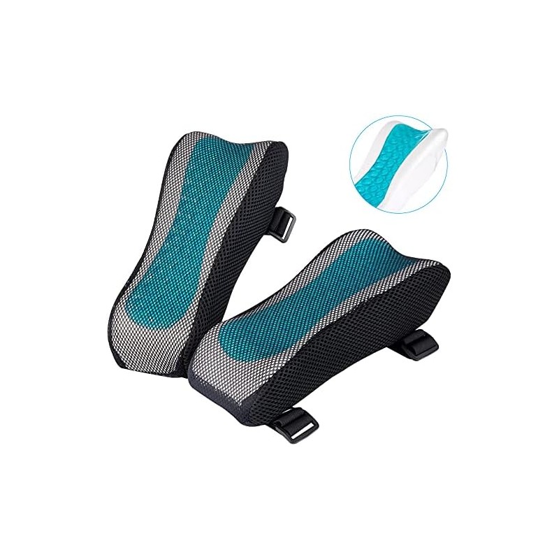 BEAUTRIP - Reposabrazos acolchado para silla de oficina (2 unidades)
