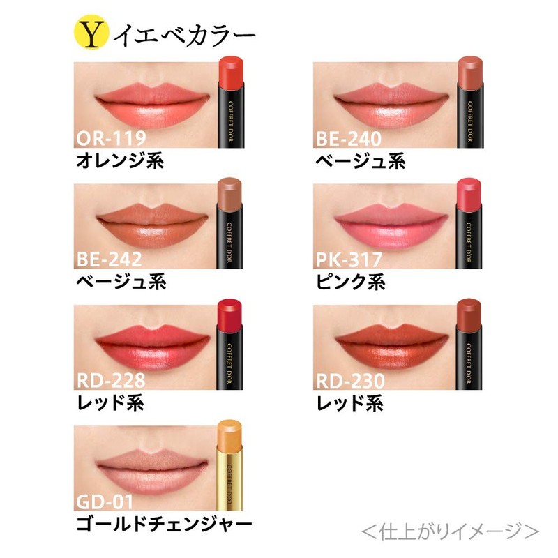 Coffret d'or Skin Synchro Rouge BE-241 Lipstick, Unscented, Beige, 0.1