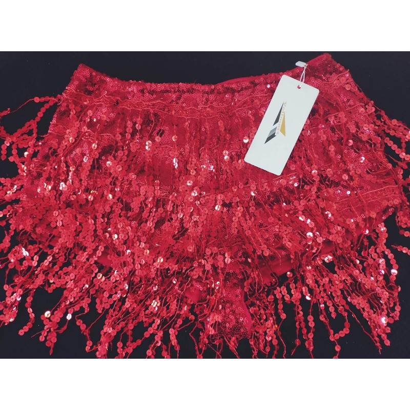 Yollmart - Faldas con borlas para mujer, pantalones cortos y