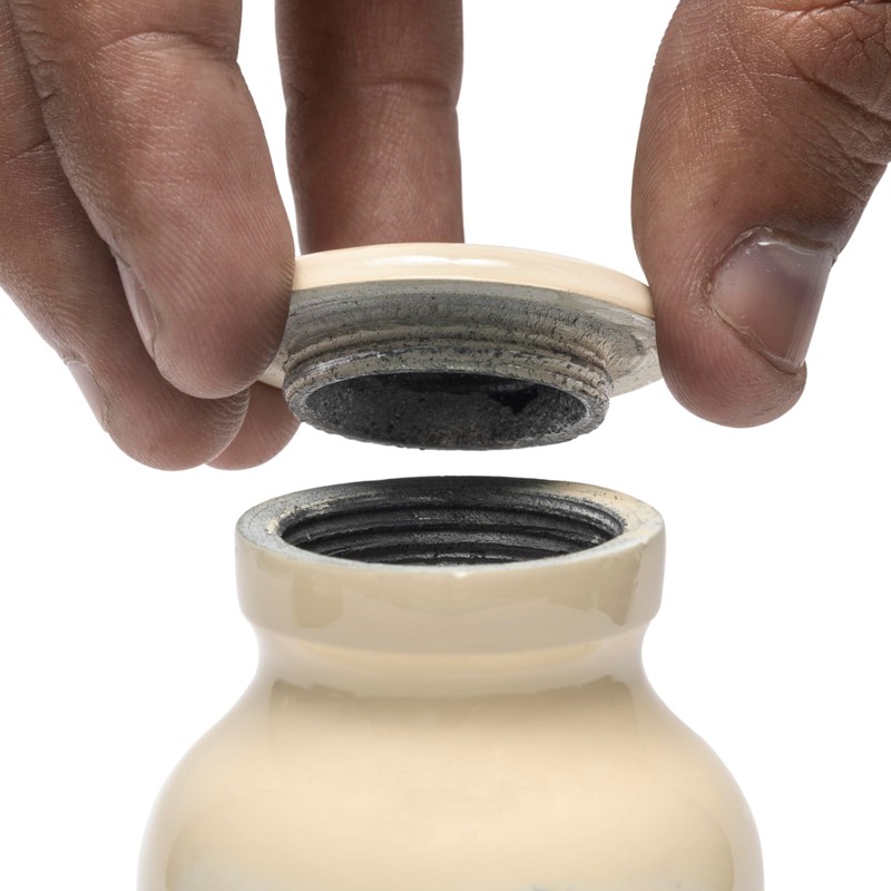 Small Urns for Human Ashes Keepsake Blue Bird White