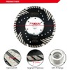 DT-DIATOOL 7 Inch Diamond Turbo Blade Cutting Granite Marble Concrete