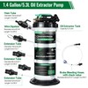 HTZSSON 5.3 L Manual Pneumatic Fluid Extractor, Oil Change Vacuum