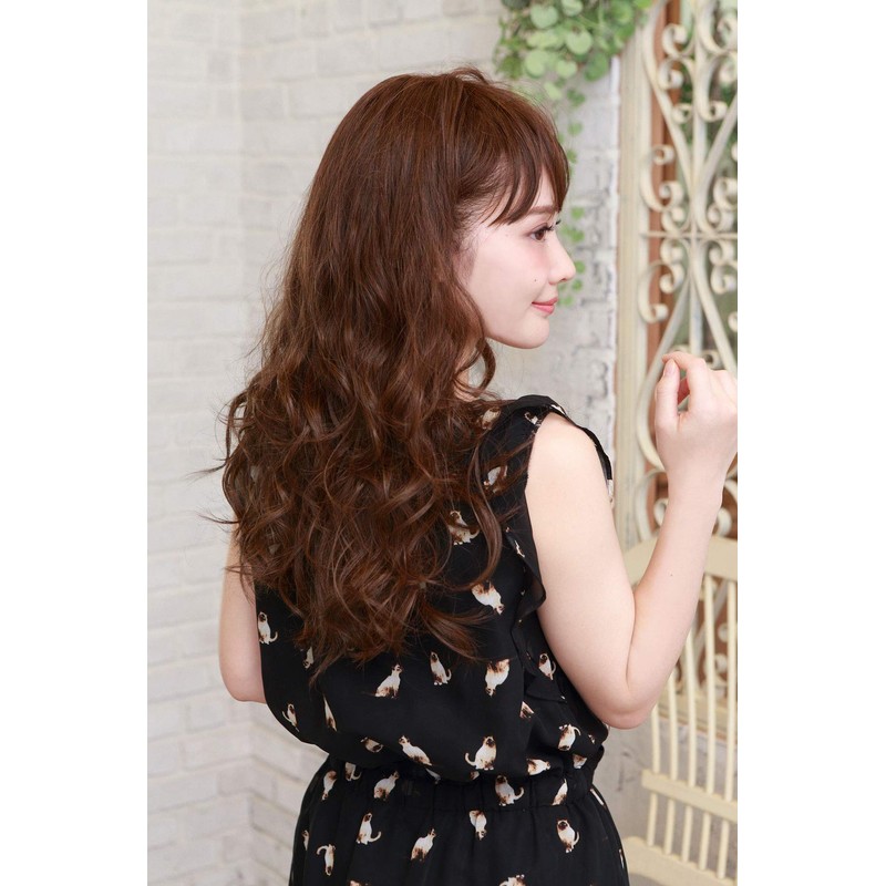 Priscilla A-701 Fluffy Wave Long All Wig, Heat Resistant, TMB