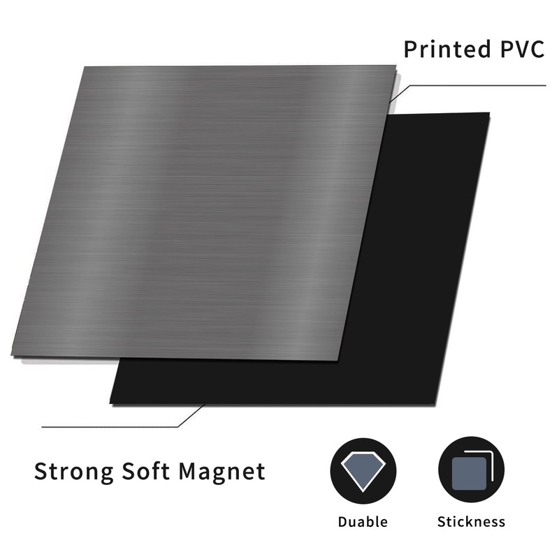 Stainless Steel Magnetic Dishwasher Cover, 23.5” x 26” Brushed Magnetic