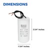 JCM Motor Run Capacitor 40uf MFD 250V/450V AC Volts Round