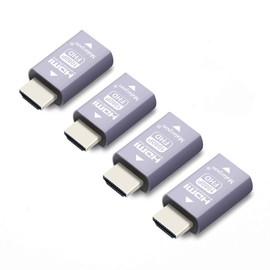 Malarpon Hdmi Edid Emulator Passthrough 3rd Generrtion Aluminum fit Headlesskeep The EDID of The Monitor Active Switches and Extenders 1920x1080@59Hz 4P