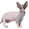 Sphynx Cat Clothes, Soft Fleece Cat Sweater, Pullover Shirt for