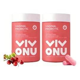 2pcs Ivonu Probiticos Mujer 60 Billion,18 Cepas,60 Cpsulas Sin Sabor                                                                                  