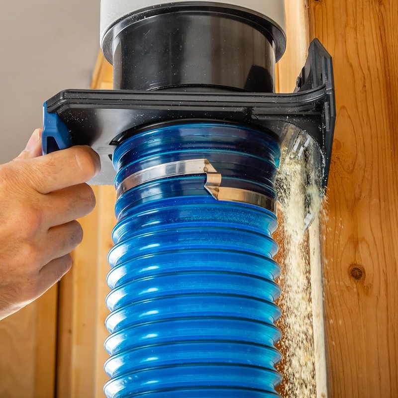 4'' To 4'' Ready-Mount Self Cleaning Blast Gate - Durable