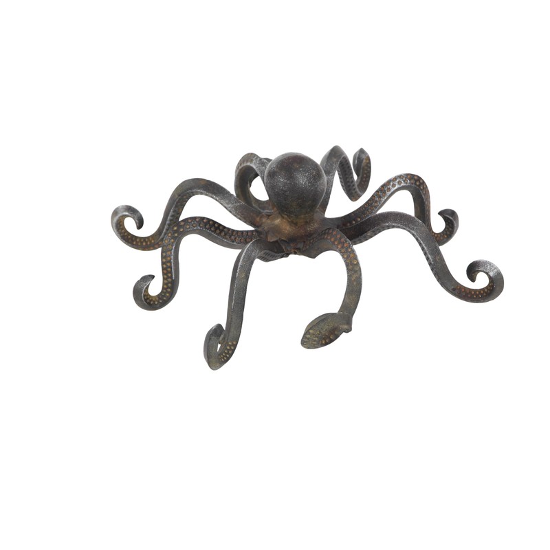 Deco 79 Metal Octopus Decorative Sculpture Home Decor Statue with