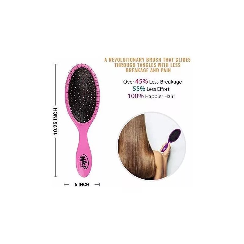 Wet Brush Cepillos Desenredantes Para Cabello De Color Rosa