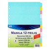 TSI 64512 Index Dividers Made of Sturdy Manila Cardboard 12