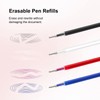 12Pcs Refills for Erasable Pens, 0.7mm Erasable Pen Refills with