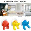 OUNONA Suction Cup Hooks, Cute, Bath, Strong, 6 Pieces, Wall