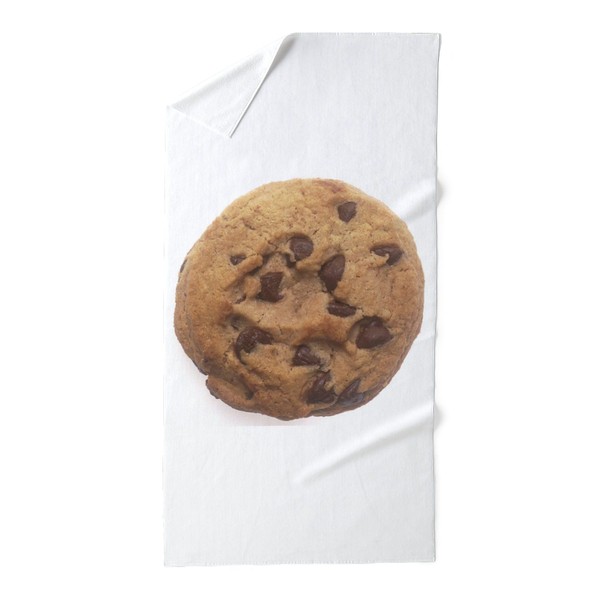 CafePress Chocolate Chip Cookie Large Beach Towel, Soft Towel with