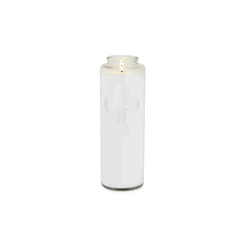 Root Candles Prayer Candles Clear Glass Devotional 7-Day Prayer Candle,
