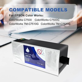YOUEXPERT SJMB7500 Waste Ink Collector Unit Compatible with ColorWorks C7500, C7500G, TM-C7500, TM-C7500G, TM-7500GE-312 Printers - High Yield, Black Ink - 1 Pack (Approx. 20,000 Pages)
