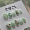 [Jade Pond] Jade Pond handmade nail tip - Almond /