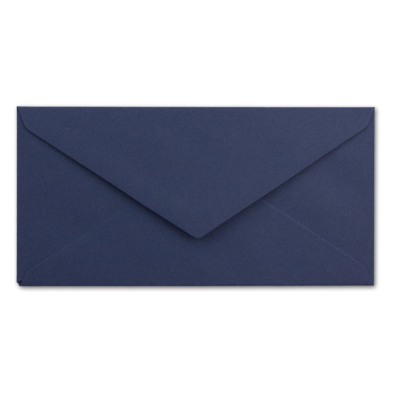 Long Envelopes size DIN Long, gummed, wet seal, Gold /