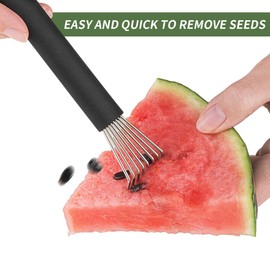 Choxila Watermelon Seed Remover Tool - Stainless Steel Watermelon Cutter and Fruit Slicer