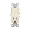 Eaton TR7730A 15-Amp 3-Wire TR Receptacle 120-Volt Decorator Combination Single-Pole
