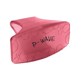 P-Wave Toilet Freshener Rim Block Clip, 12 Pack, 30 Day Recyclable Air Freshener for Bathrooms, Toilet bowls, Rooms, Cabinets, Office, Cars & Wardrobes, Gradually Releases Fragrance, Spiced Apple