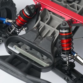 OGRC Shock Absorber Damper Set RC Shock Compatible with 1/10 Traxxas Slash, Hoss, Rustler 4X4 VXL, Bandit, Nitro, Stampede 2WD/4X4 RC Truck Replaces #5862 (Red Black)