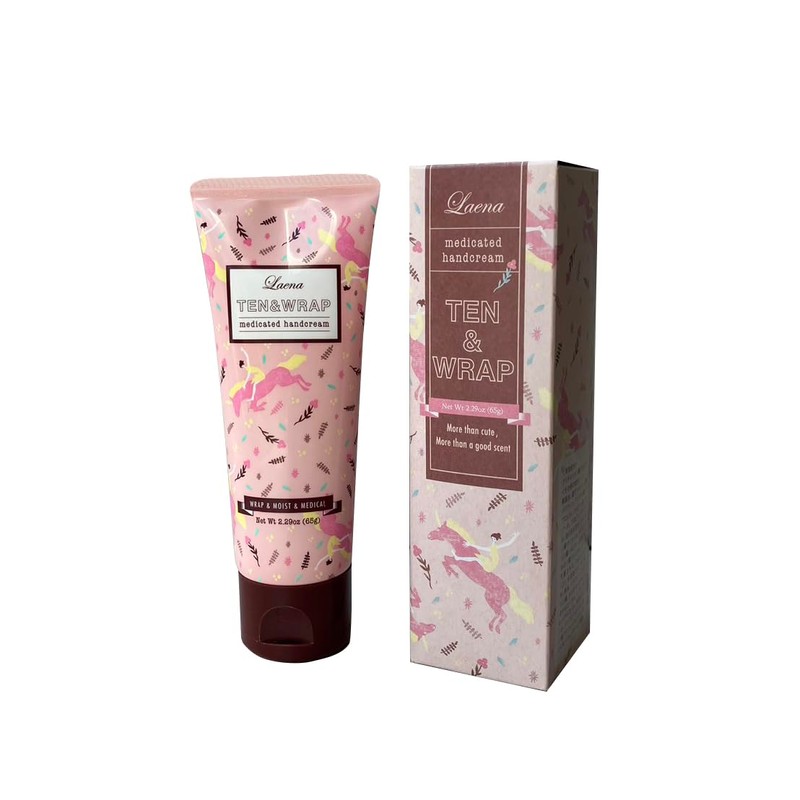 Laena Medicinal Hand Cream Tent Wrap (Peach Oolong Tea Scent)