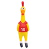 POPLAY 14inch Rubber Chicken Grade Latex Squeeze Chicken Prank Novelty