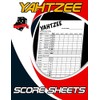 Yahtzee Score Sheets: 100 Pages, Dice Board Game, Yahtzee Score