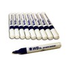 4x Blue WB SL Whiteboard Flipchart Drywipe Marker Pens Pen Bullet Tip Kids School Office