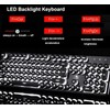 Charging Keyboard Mouse, Backlit Gaming Mice and Keyboard Combo Wireless