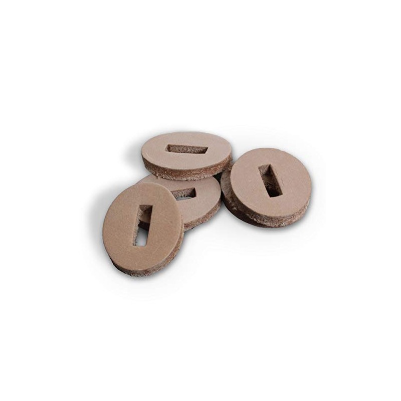 Spacer Washers- Leather Washers for Knife Handles-Oval or Round (25