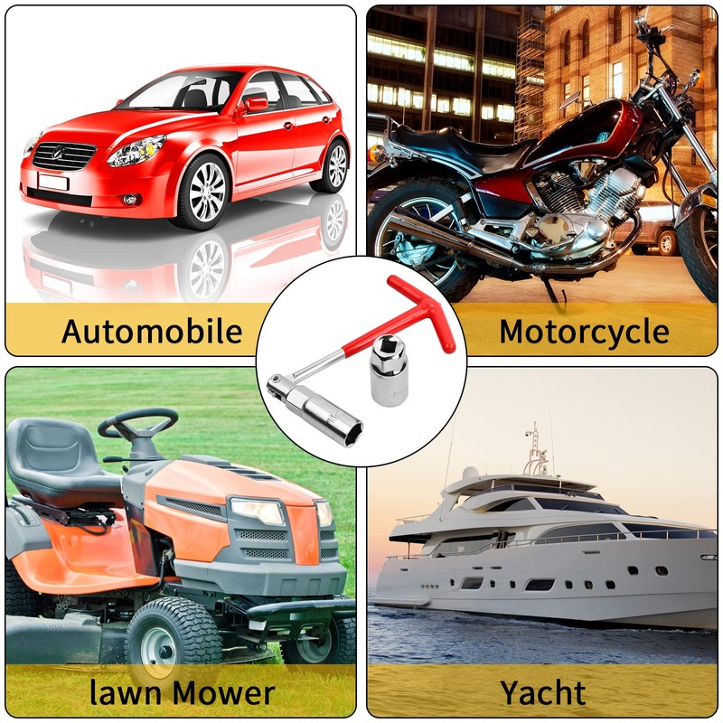 Xzeemo 3 Pcs Spark Plug Socket Wrench, Spark Plug Removal