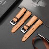 MUENShop Leather Watch Strap Crocodile Pattern 18mm-24mm Black Brown Blue