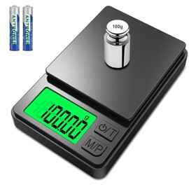 Precision Scales, 1000g/0.01g Digital Precision Scale, Precision Mini Kitchen Scale, Gold Scale, Coin Scales with LCD Display, Tare Function, 7 Units, for Kitchen, Coffee, Jewellery, Cereals