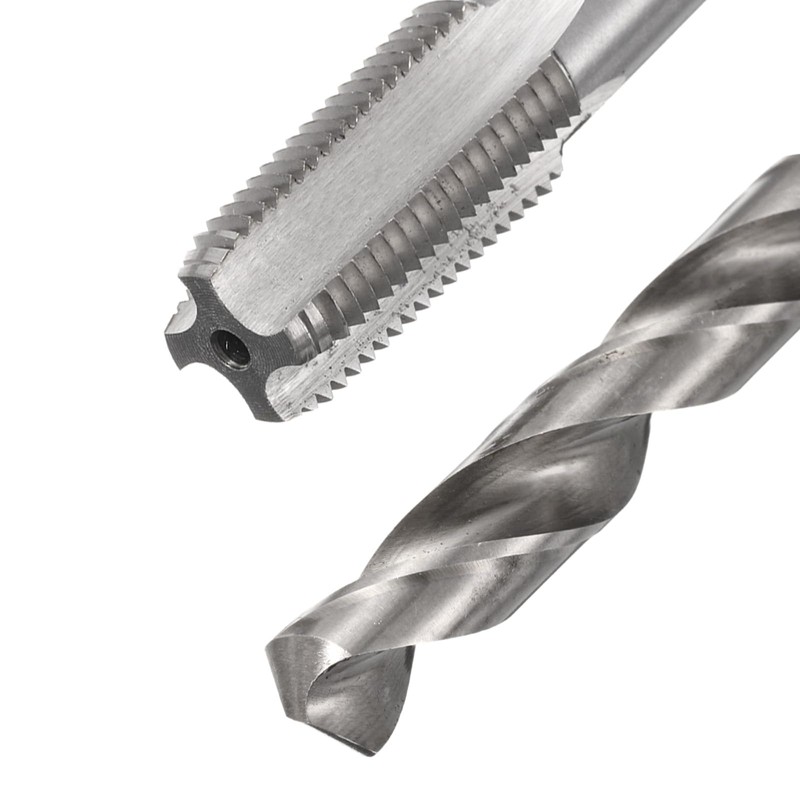sourcing map Tap & Drill Bit Set, 1pcs 1/4-18 NPT