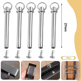 Folding Fan Nails, Handheld, Fan Shaft, Fan Repair Kit, Hand Fan Shaft Replacement, Fan Accessories, Fan Nails, Clasps, DIY, Handmade, 1.1 inches (27 mm), Set of 5