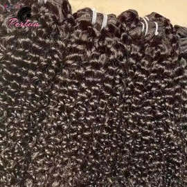 Cuticle Aligned Cambodia Raw Hair Wavy Original Human Hair Body Wave Hair Extensionsstyle: Straight, color: Black, Stretched Length: 12 inches