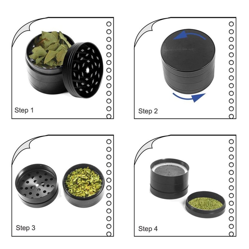 Multimill Portable Pepper Mill 50mm Diameter Small Alloy Grinder Spice