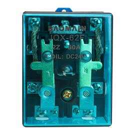 Baomain High Power Relay JQX-62F-2Z Coil Voltage DC 24V 80A DPDT 2NO 2NC Electronmagnetic Relay